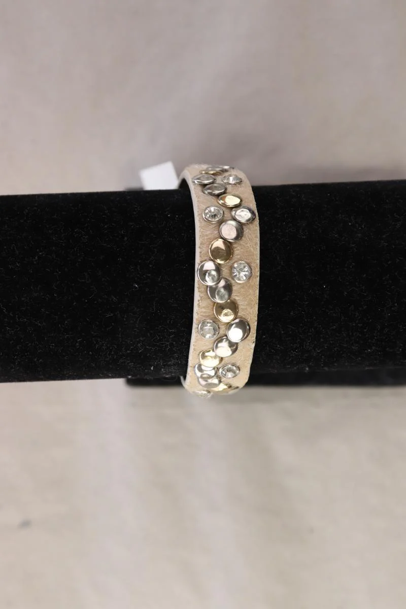 Clayre & Eef Armband neu mit Etikett creme