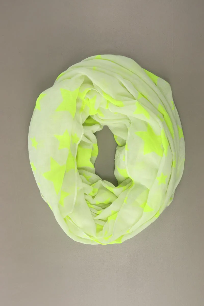 G!ina Loop mit Sternenmuster gelb aus Polyester