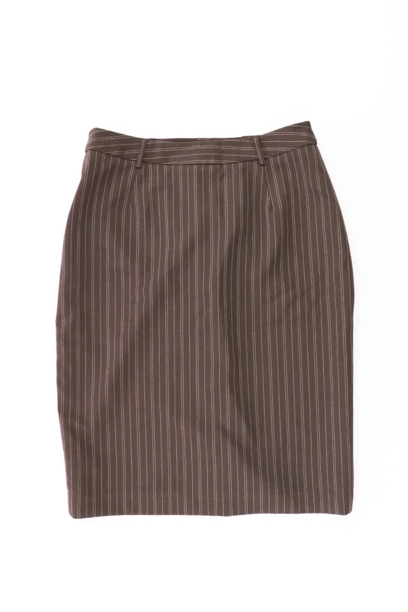 Laura Scott Bleistiftrock Gr. 38 gestreift braun aus Polyester - Image 2