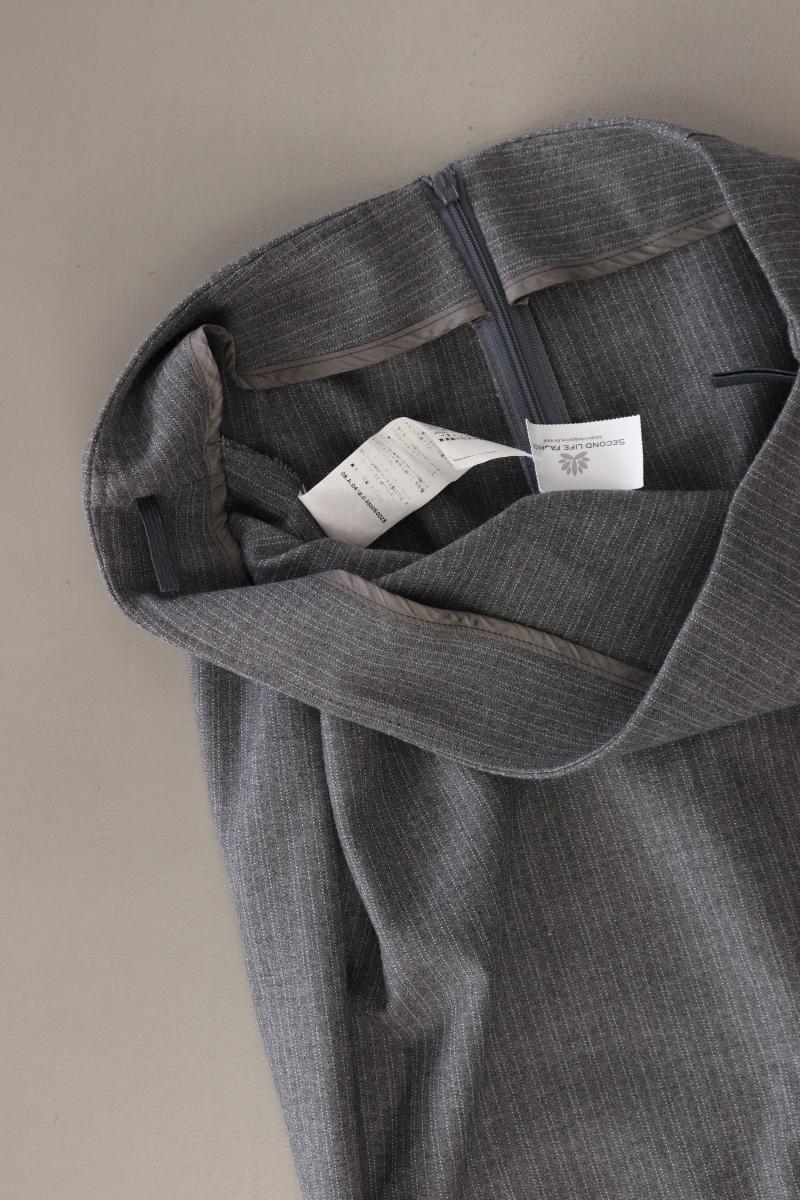 Benetton Bleistiftrock Gr. IT 40 (XS) grau aus Polyester - Image 3