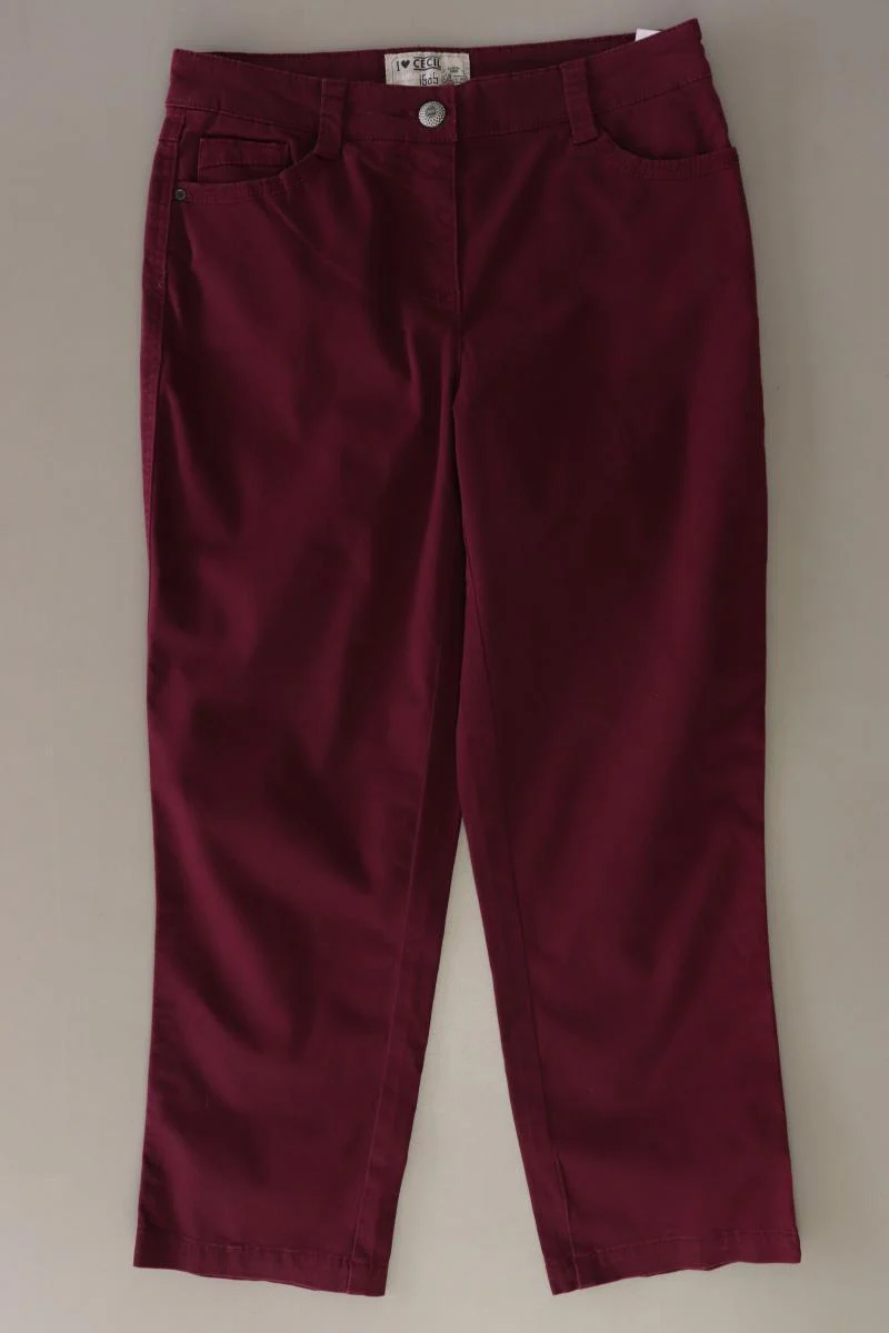 Cecil Five-Pocket-Hose Gr. W27/L24 Modell Janet lila aus Elasthan