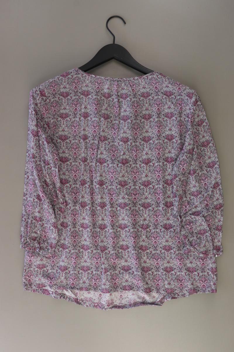 edc by Esprit Schluppenbluse Gr. L mit Paisleymuster neuwertig 3/4 Ärmel lila - Image 2