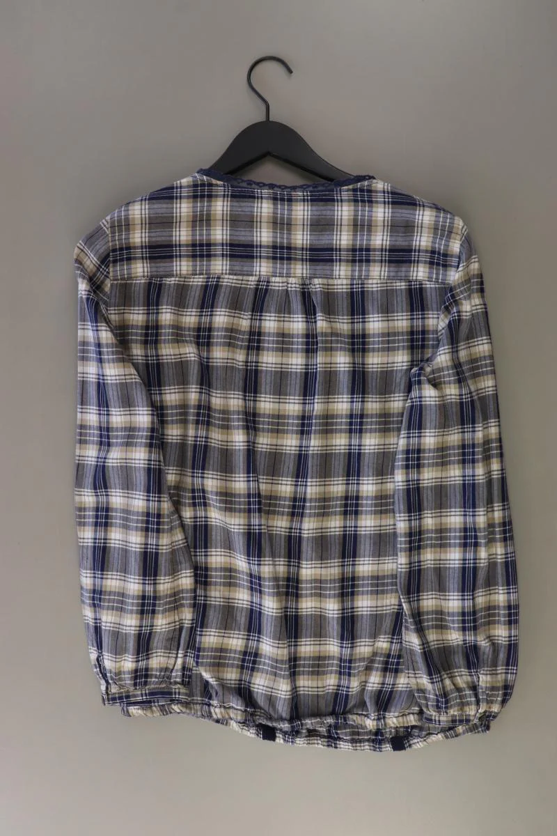 Esprit Karobluse Gr. 44 kariert Langarm blau aus Baumwolle - Image 2