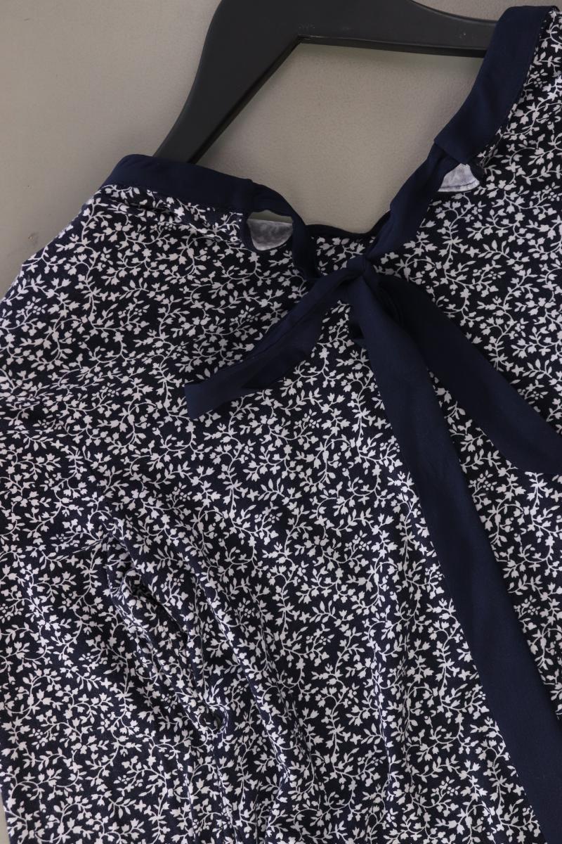 Orsay Shirt Gr. M mit Blumenmuster 3/4 Ärmel blau aus Viskose - Image 4