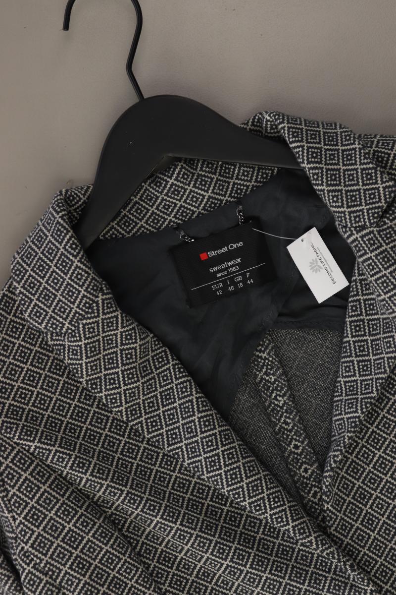 Street One Jerseyblazer Gr. 42 neuwertig grau aus Polyester - Image 3
