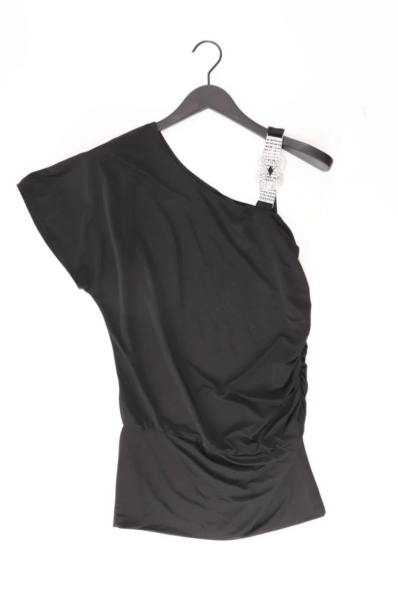 Jennifer Taylor One Shoulder Top Gr. S Kurzarm schwarz aus Polyester