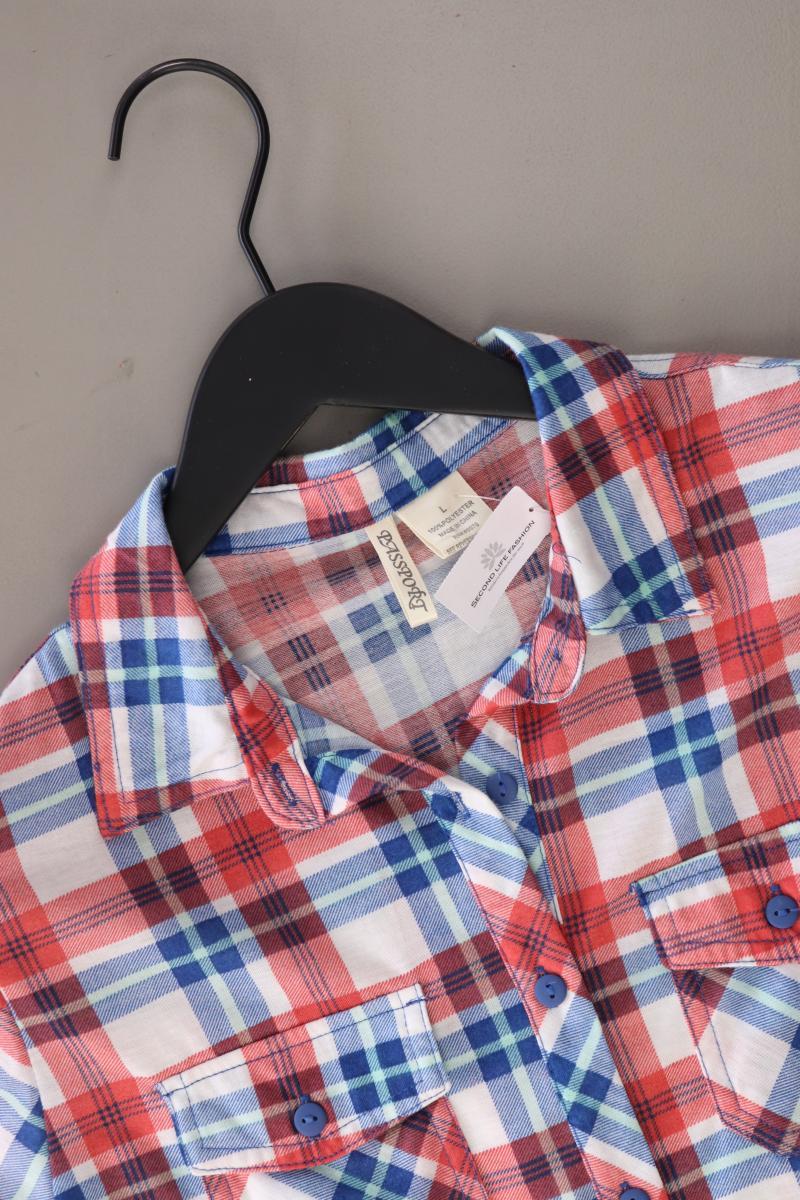 Passport Karobluse Gr. L kariert Kurzarm mehrfarbig aus Polyester - Image 3