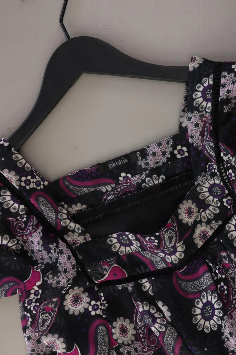 Pimkie Bluse Gr. 34 mit Blumenmuster lila aus Polyester - Image 3