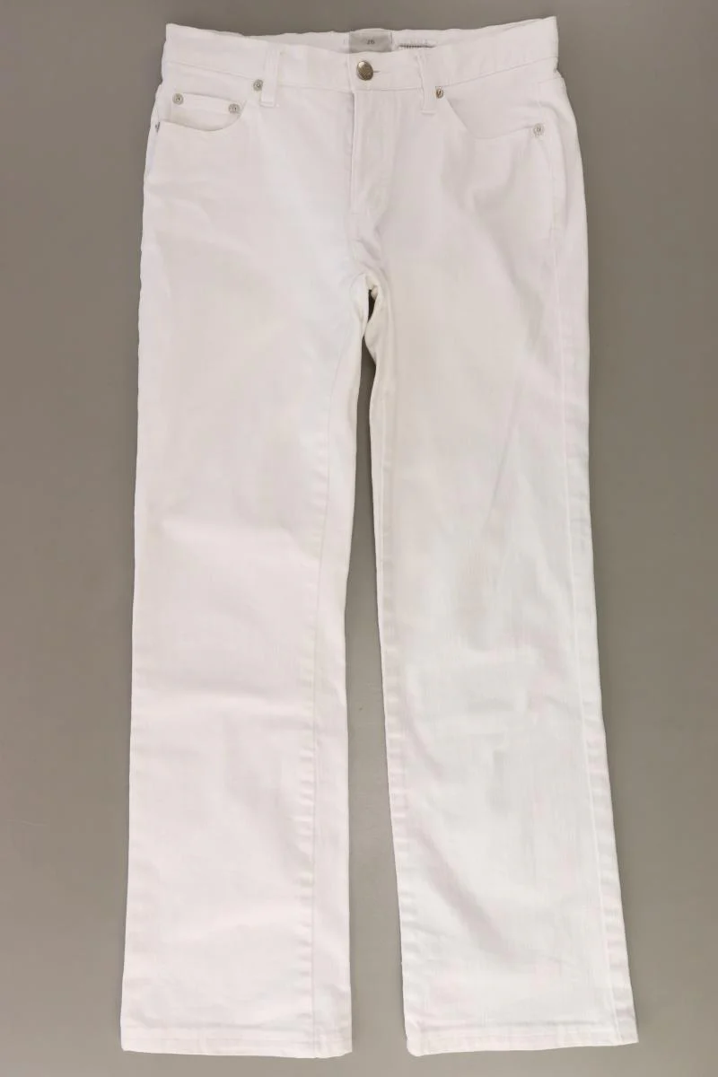 Street One Straight Jeans Gr. W26 weiß aus Baumwolle
