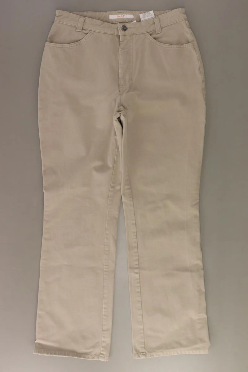 MAC Hose Gr. 38/L28 braun aus Baumwolle