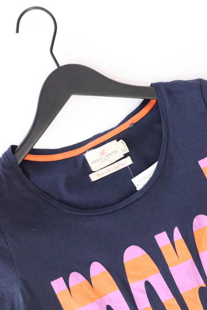 Holly & Whyte Printshirt Gr. S Kurzarm blau aus Baumwolle - Image 3