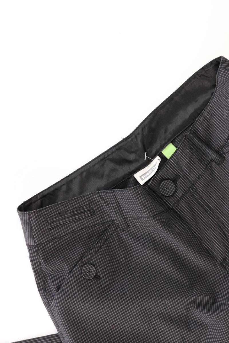 Street One Hose Gr. 34 gestreift grau aus Baumwolle - Image 3