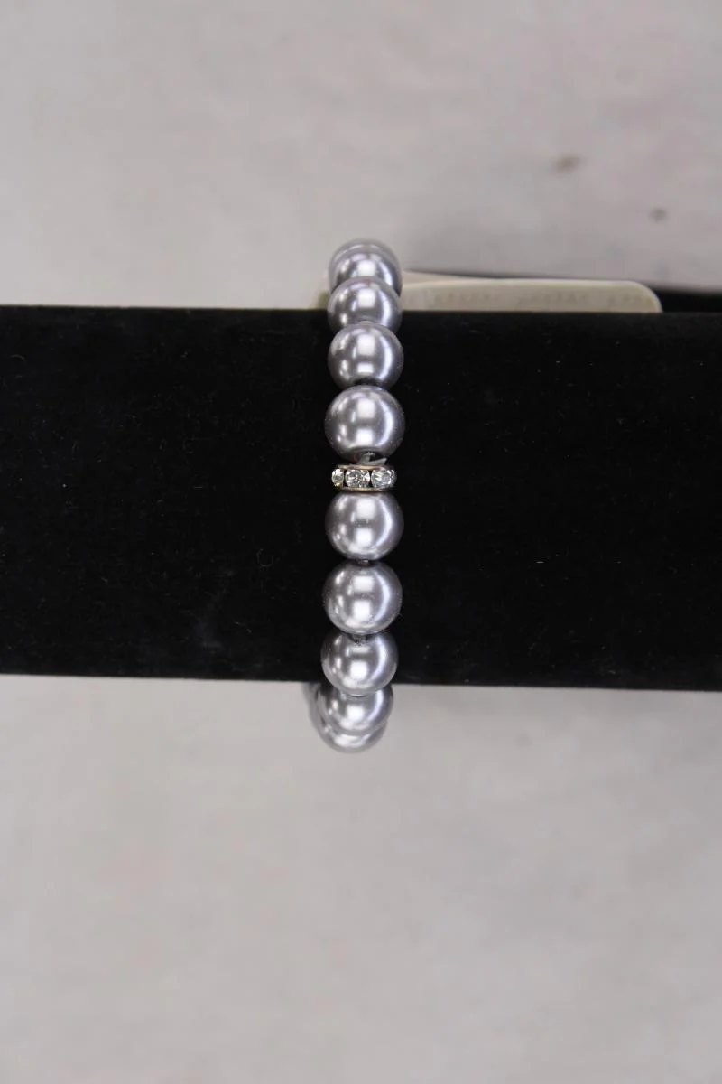 Clayre & Eef Armband neu mit Etikett grau