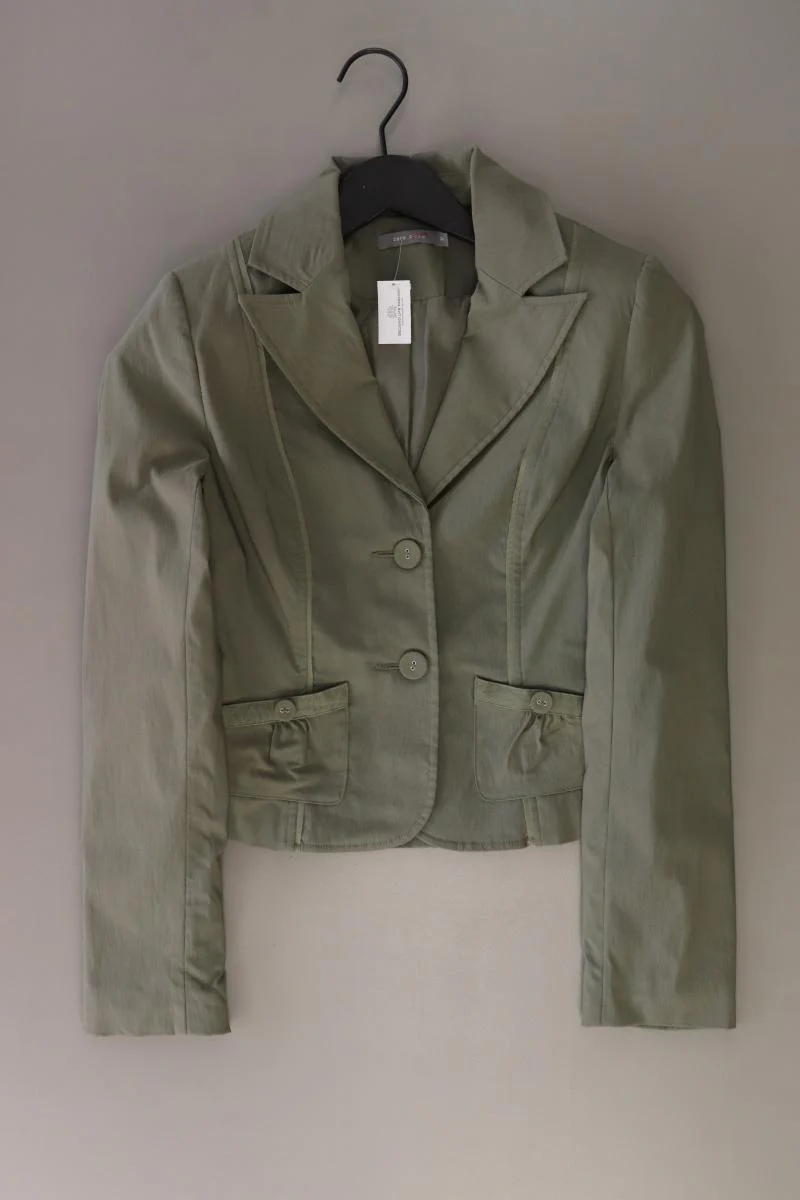 Zero Regular Blazer Gr. 34 Vintage olivgrün aus Polyamid