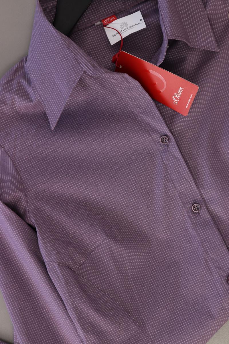 s.Oliver Langarmbluse Gr. 36 gestreift neu mit Etikett Neupreis: 39,95€! lila - Image 4