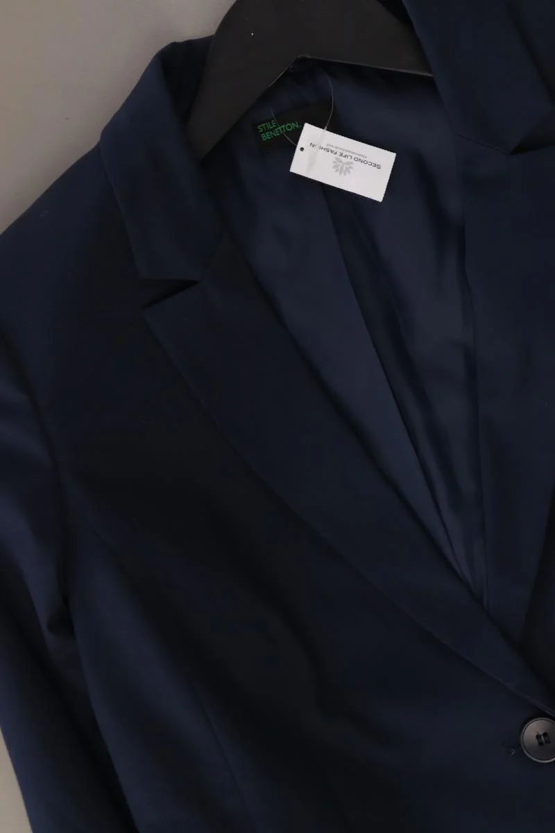 Benetton Classic Blazer Gr. 36 blau aus Baumwolle - Image 4