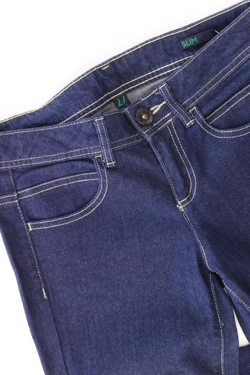 Benetton Skinny Jeans Gr. W27 blau aus Baumwolle - Image 3