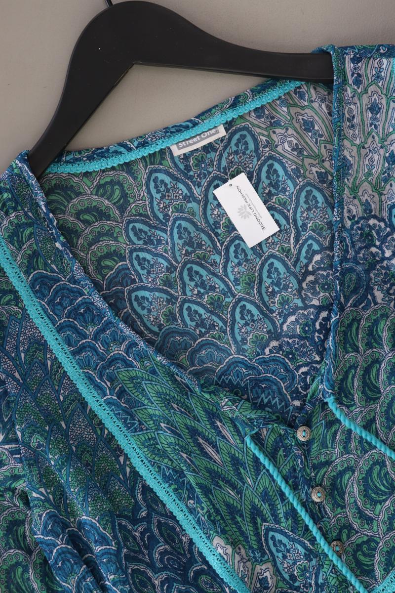 Street One Classic Bluse Gr. 40 3/4 Ärmel türkis aus Polyester - Image 3