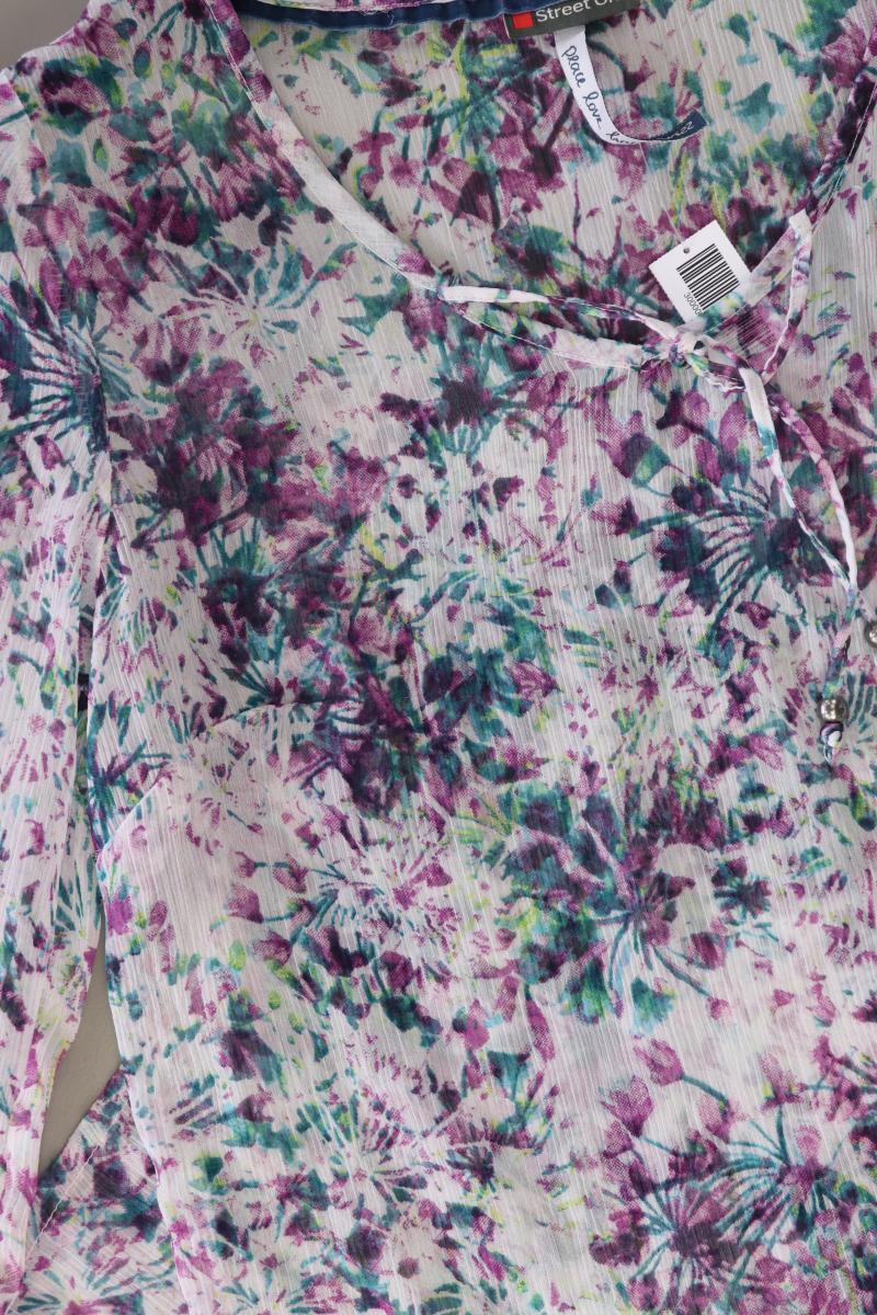 Street One Longbluse Gr. 36 mit Blumenmuster 3/4 Ärmel mehrfarbig - Image 4