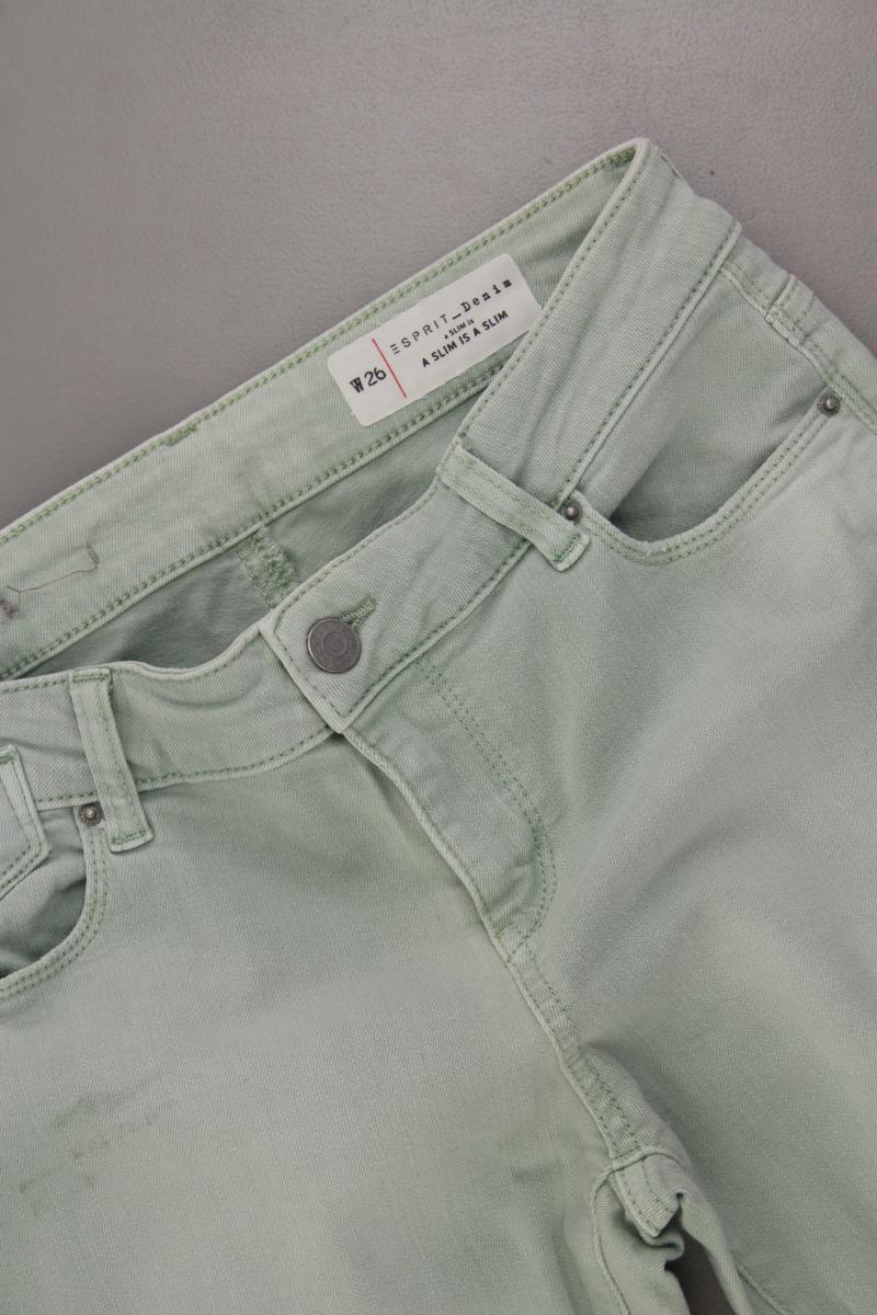 Esprit 7/8 Hose Gr. W26 grün aus Baumwolle - Image 2