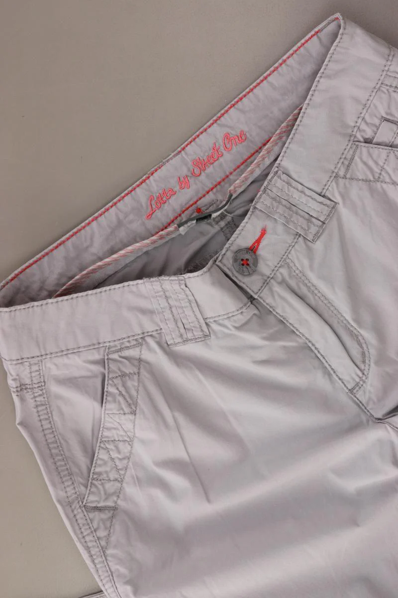 Street One Hose Gr. 32/L32 Modell Lotta grau aus Baumwolle - Image 3