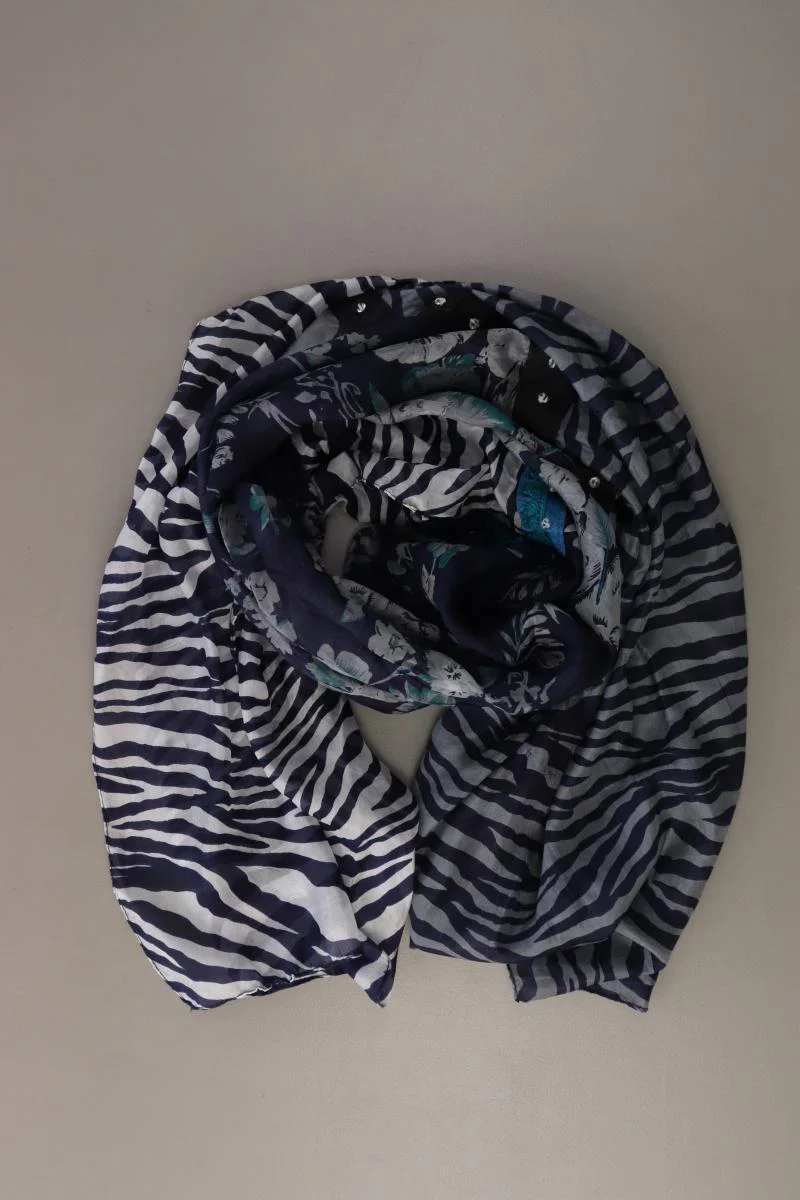 Street One Seidentuch mit Tierdruck blau