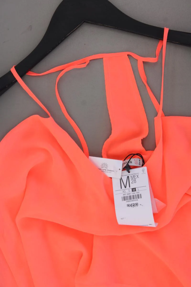 Bershka Spaghetti-Top Gr. M neu mit Etikett orange aus Polyester - Image 2