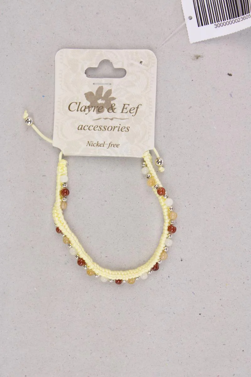 Clayre & Eef Armband neu mit Etikett gelb - Image 2