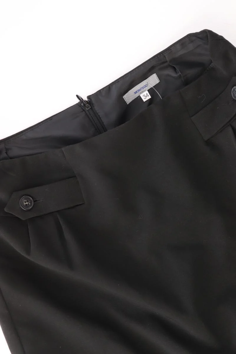 Montego Bleistiftrock Gr. 34 schwarz aus Polyester - Image 3