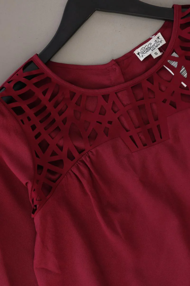 DEBY DEBO Langarmbluse Gr. S rot aus Polyester - Image 4