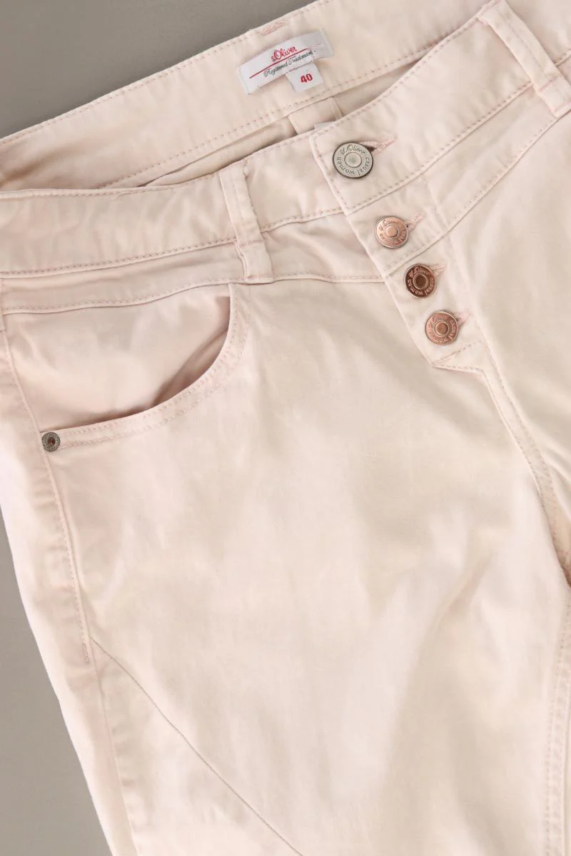 s.Oliver Hose Gr. 40 creme aus Baumwolle - Image 4