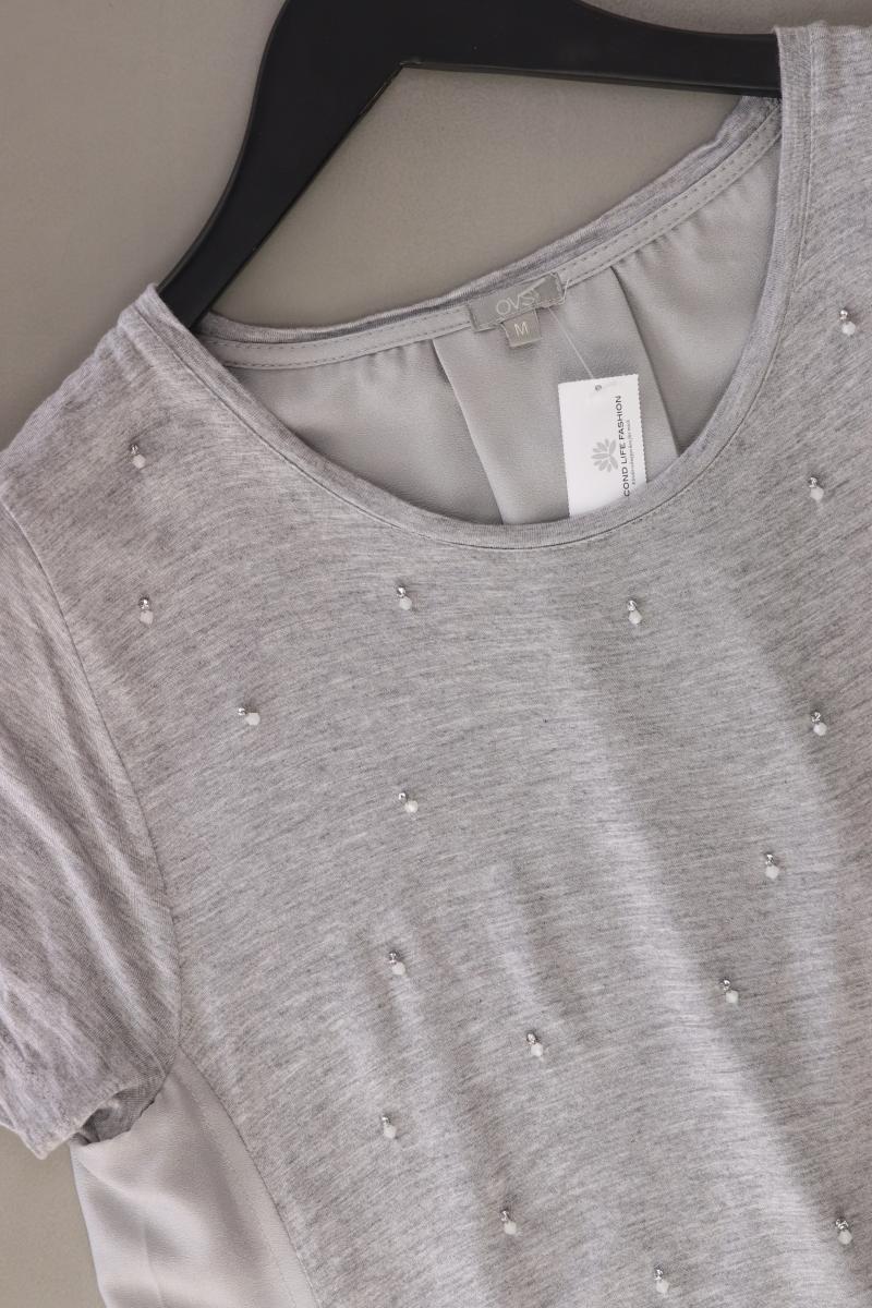 OVS T-Shirt Gr. M Kurzarm grau aus Polyester - Image 4