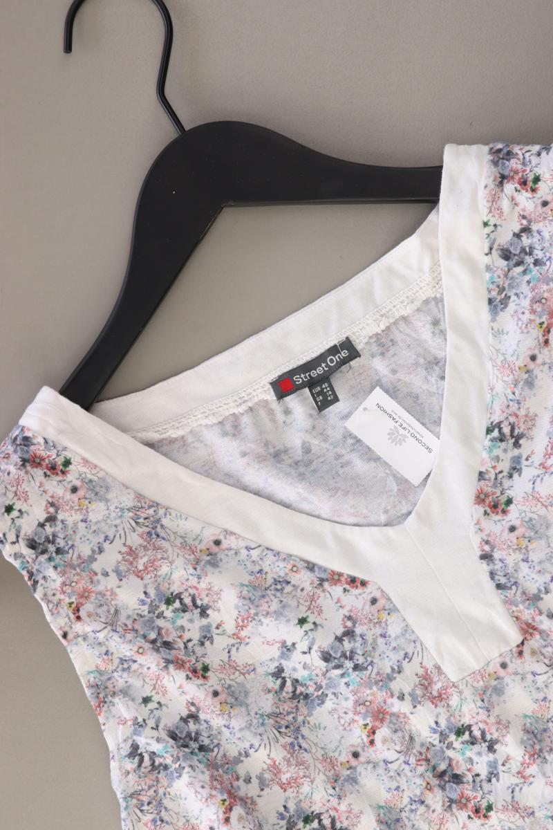 Street One Ärmellose Bluse Gr. 40 mit Blumenmuster mehrfarbig - Image 3