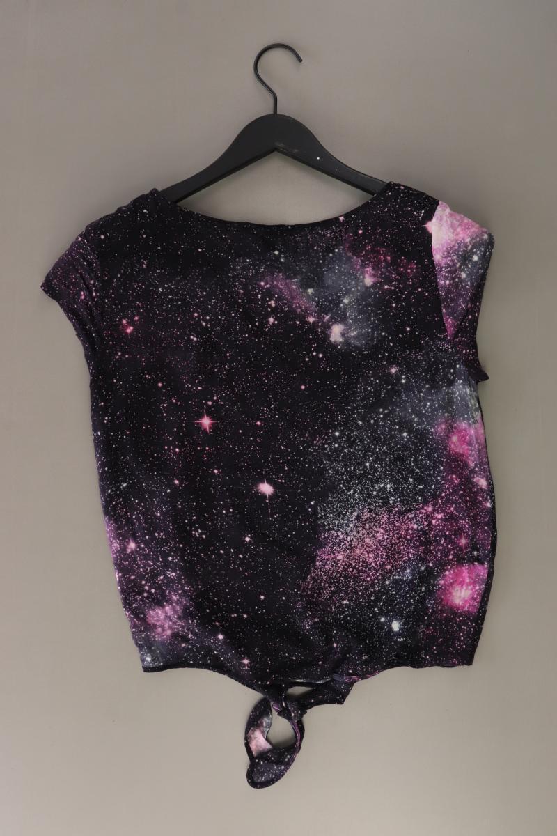 H&M Divided Bluse Gr. 40 Kurzarm lila aus Viskose - Image 2