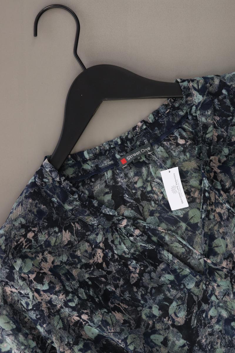 Street One Rüschenbluse Gr. 38 3/4 Ärmel blau aus Polyester - Image 3