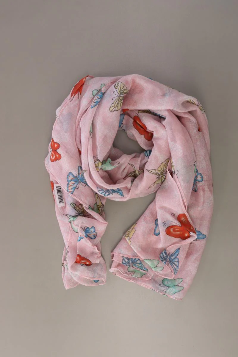 Tuch mit Schmetterlingmuster rosa