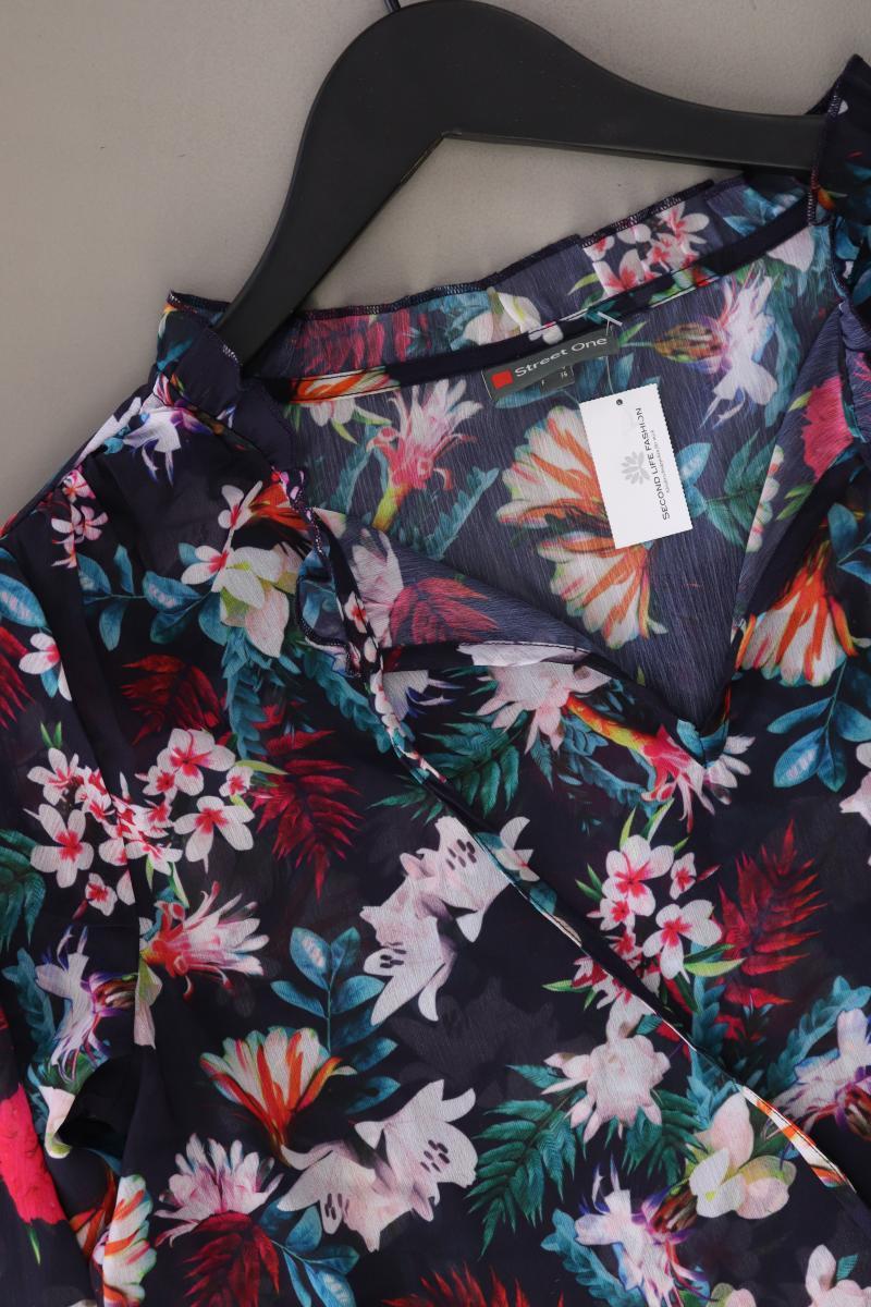 Street One Langarmbluse Gr. 34 mit Blumenmuster mehrfarbig aus Polyester - Image 4