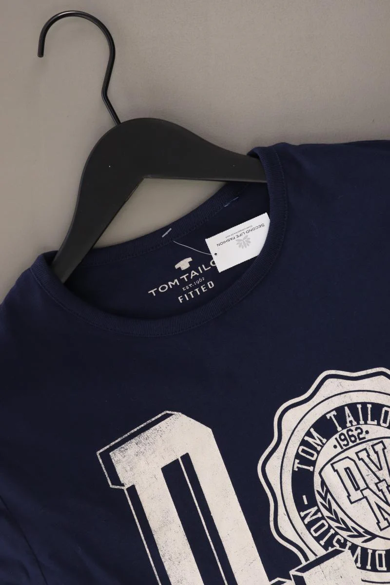 Tom Tailor Printshirt für Herren Gr. S Kurzarm blau - Image 3