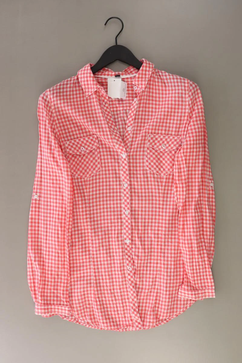 Pimkie Karobluse Gr. 40 kariert neu mit Etikett Langarm rot aus Baumwolle