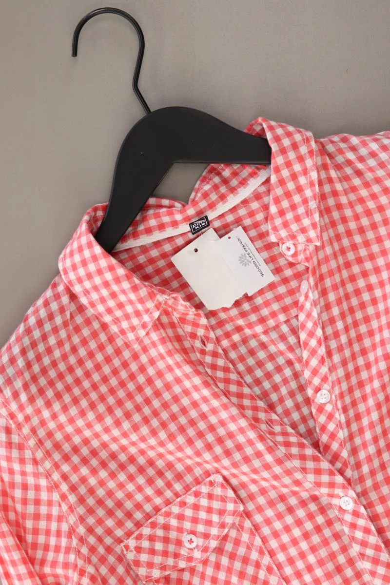 Pimkie Karobluse Gr. 40 kariert neu mit Etikett Langarm rot aus Baumwolle - Image 3