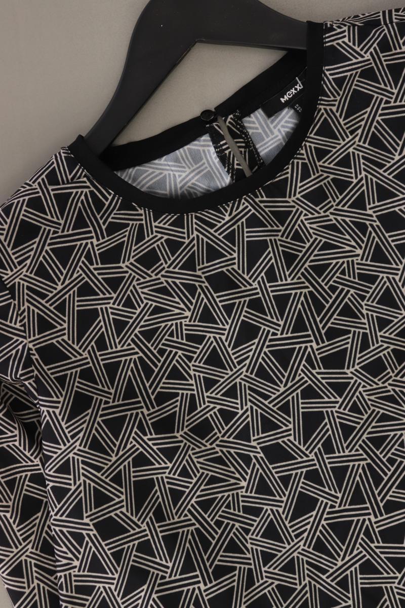 Mexx Classic Bluse Gr. 34 geometrisches Muster 3/4 Ärmel schwarz aus Polyester - Image 4