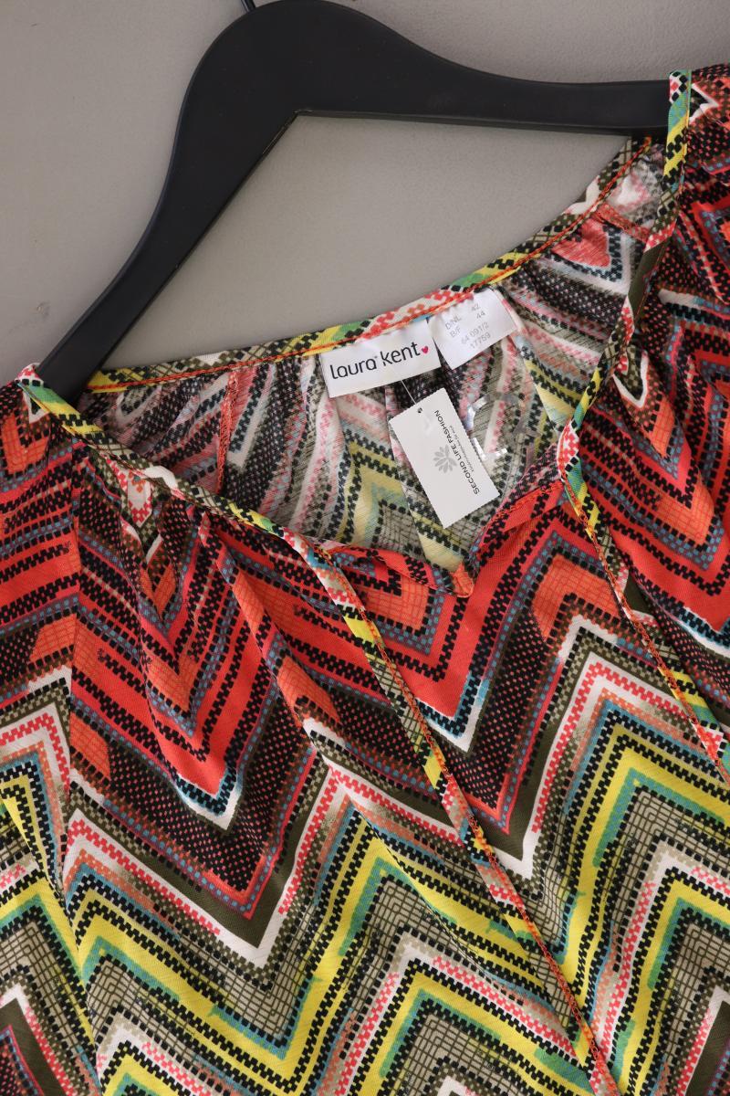Laura Kent Shirt Gr. 42 geometrisches Muster 3/4 Ärmel mehrfarbig aus Polyester - Image 3