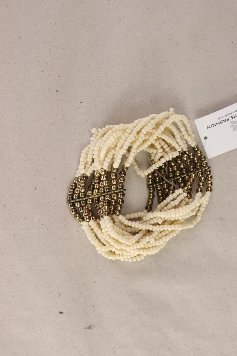 Perlenarmband creme - Image 2
