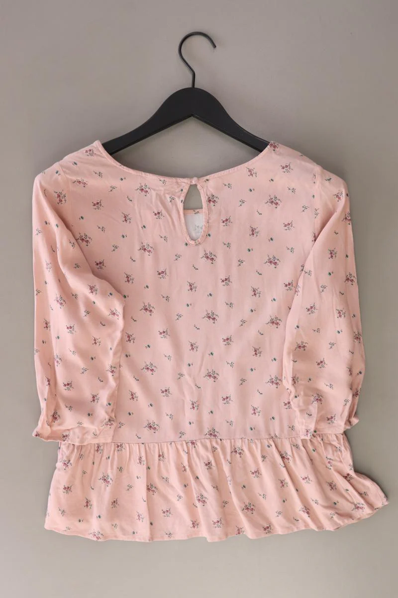 Multiblu Bluse Gr. 38 mit Blumenmuster 3/4 Ärmel rosa aus Viskose - Image 2