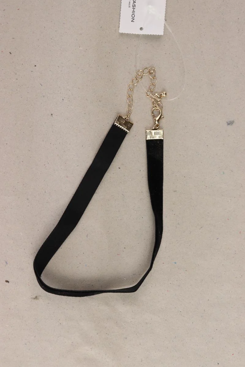 Choker Halskette schwarz