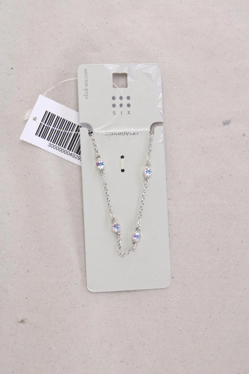 SIX Armband mit Swarovski Kristallen neu mit Etikett silber - Image 2