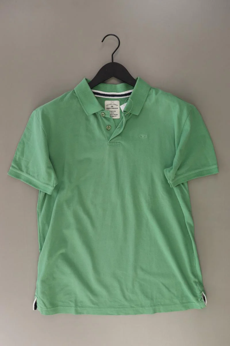 Tom Tailor Poloshirt für Herren Gr. M Kurzarm grün