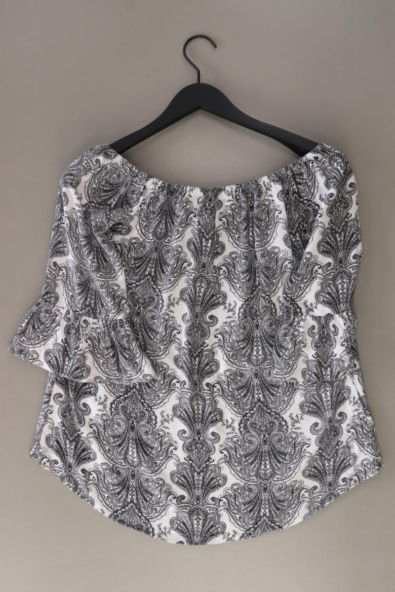 Atmosphere Bluse Gr. 36 mit Paisleymuster 3/4 Ärmel grau aus Viskose - Image 2