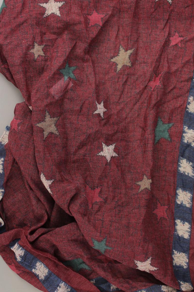Tuch mit Sternenmuster rot aus Polyester - Image 2