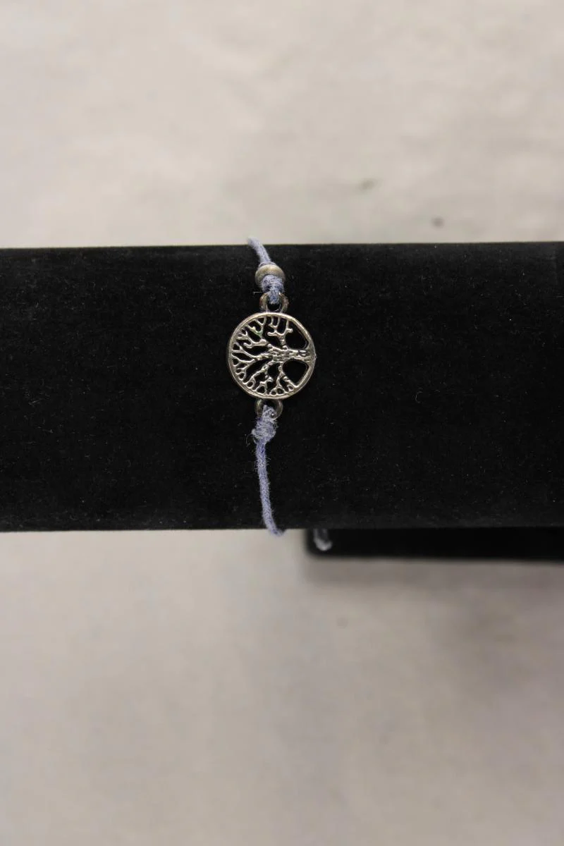Armband mit Lebensbaum blau